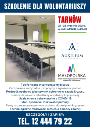 Plakat - Szkolenie w Tarnowie